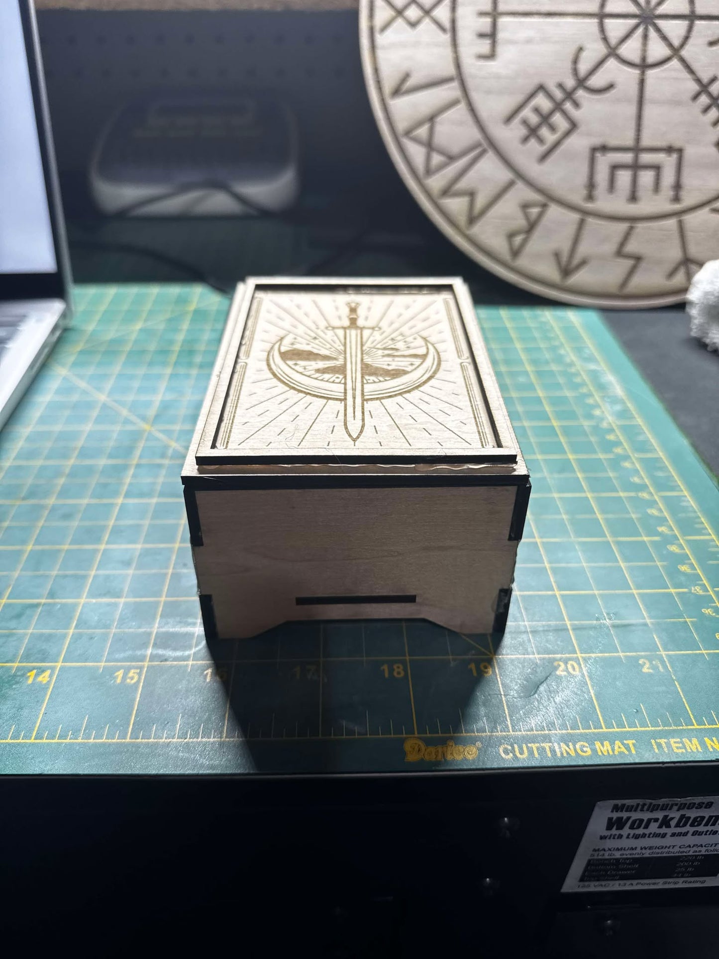 Laser Cut & Engraved Tarot-Oracle Deck Box