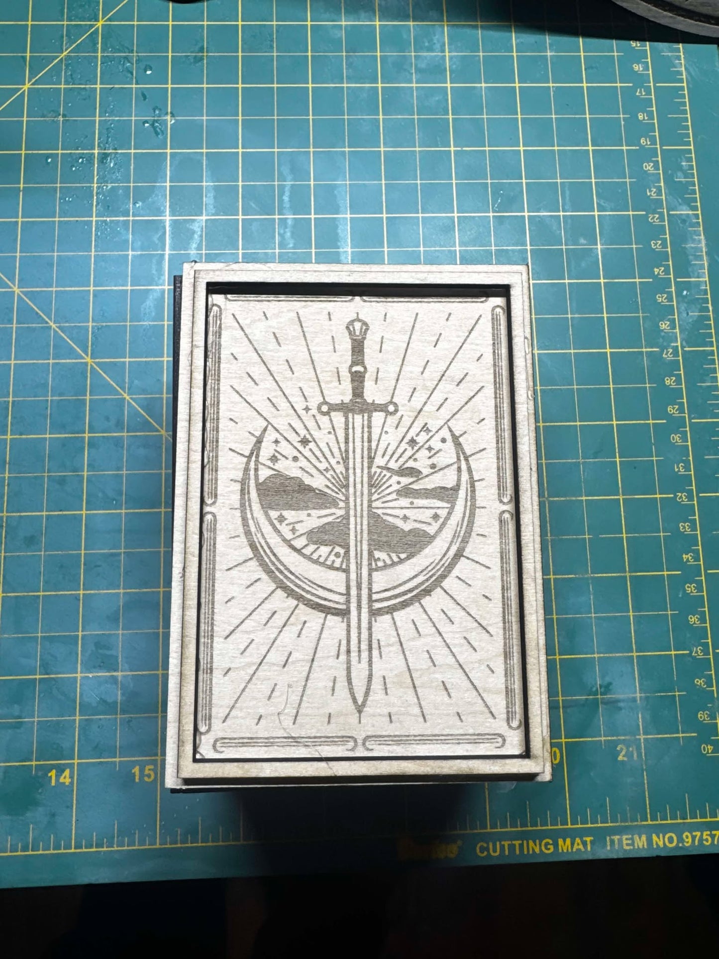 Laser Cut & Engraved Tarot-Oracle Deck Box